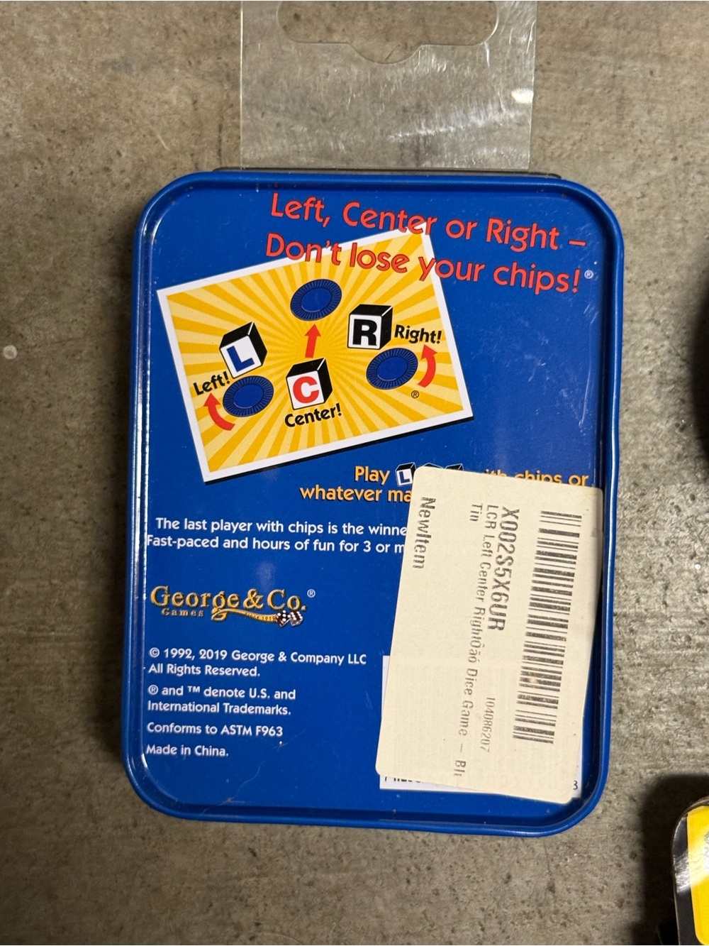 NEW Games!  Ring toss, LCR, Brain Teasers, Sorry, UNO, Simon, Yam Slam - Picture 15 of 16